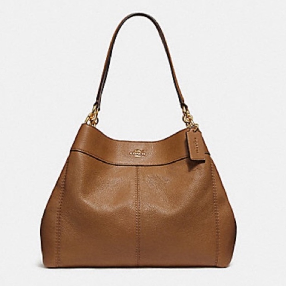Coach Caramel Brown Leather Hobo Shoulder Bag